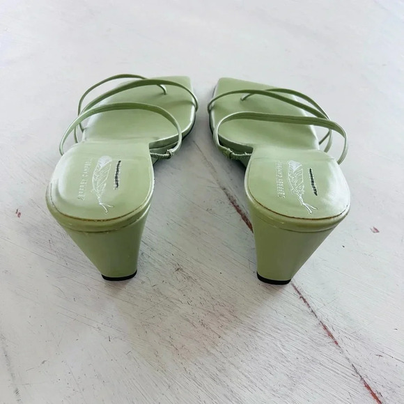 Free People Jeffrey Campbell Palate Strappy Wedge in Green Size 7.5 NWOT - Picture 5 of 8